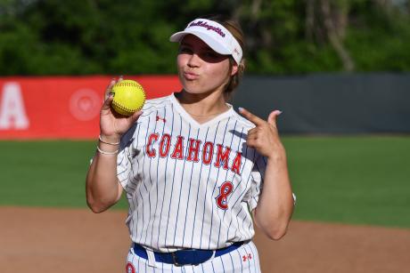 Coahoma's Addi Hart is shown during the 2026 softball season.