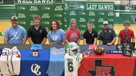 Wall's Reid Ballard and Brady Neal sign to play at the next level.