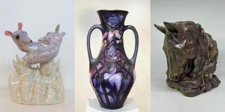 Mayer National Student Ceramic Competition entries