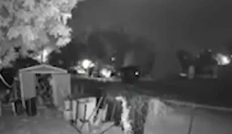 A screenshot of the footage from the Mother's Day Shooting