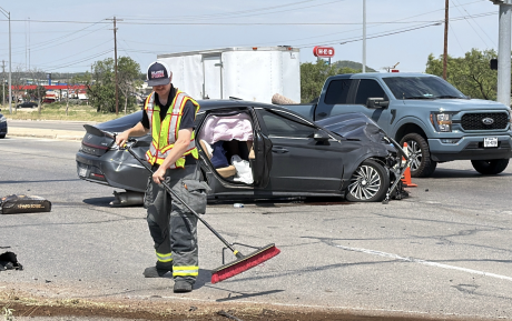 Crash at Dairy Queen on Sherwood Way