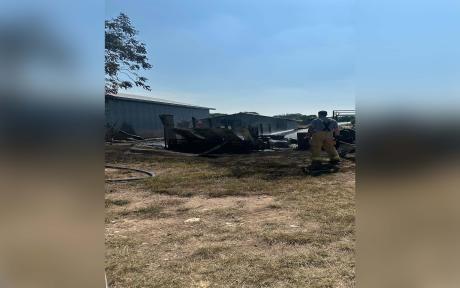 Wall structure fire