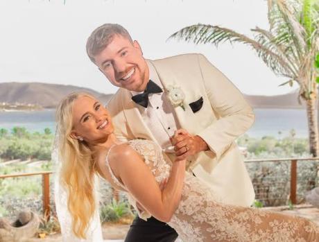 YouTube star MrBeast married his fiancée, Thea Booysen, this week in a private ceremony.