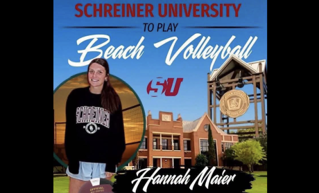 Christoval High School senior Hannah Maier has received an offer to play beach volleyball at Schreiner University.