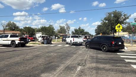 Law enforcement officers have surrounded a San Angelo home late Thursday afternoon with a suspect barricaded inside.