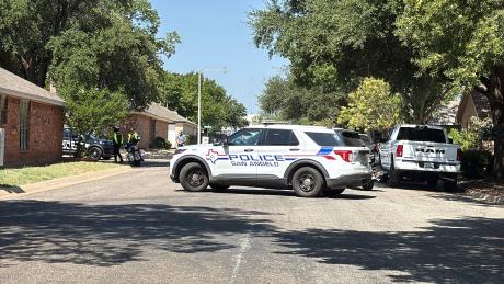 A man lost control of his motorcycle Thursday morning and crashed into a house in San Angelo.