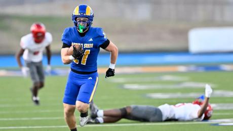 The Angelo State Rams earned their first weekly honor of the season Monday when sophomore linebacker Hunter Boudreaux was named the Lone Star Conference Defensive Player of the Week.