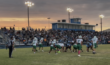 The TLCA Eagles prepare to snap the ball against Eldorado on Friday, Oct. 2, 2026.