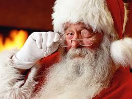 Santa winks (photo courtesy of skytop.com)