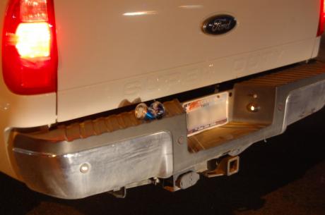 Possible DWI situation may have led to Friday evening's two-vehicle accident. (LIVE! Photo/John Basquez)