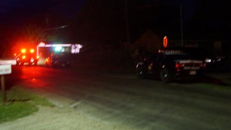 The scene at Cactus Lane and Fruitland Farm Road in San Angelo on Sunday night as law enforcement deals with a prank call of an active shooter. (LIVE! Photo/John Basquez)