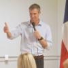 Beto O'Rourke speaks at the San Angelo VFW Hall on May 25, 2022