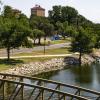 The Concho River in downtown San Angelo