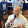 Gov. Abbott at Fuentes Cafe in San Angelo Oct. 26, 2022 (LVE! Photo/Yantis Green)