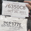 Fake Temporary Texas License Plate (Courtesy/autop.be)