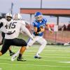 Lake View's Chris Alvizo evades a tackle against Lamesa on Friday, Sept. 13, 2024, at San Angelo Stadium.