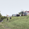 A single-vehicle rollover crash late Monday morning has traffic significantly backed up on US Highway 277 south of San Angelo.