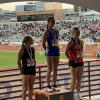 Veribest's Chloe Becker took first in the 200 and second in the 100 Saturday at the 1A state track meet.