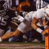Texas Longhorns' Arch Manning in action against Texas A&M