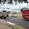 Three people, including a child, were transported to the hospital Wednesday after a crash in San Angelo.