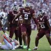 Texas A&M in action against Auburn