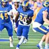 Angelo State running back Jayden Jones breaks free against Western New Mexico on Saturday, Sept. 19, 2025.