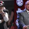 Texas Tech's Joey McGuire (Left) and Texas A&M's Mike Elko (Right)
