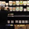 A customer stocks up on produce at an Austin H-E-B on Jan. 13, 2024.