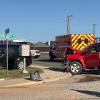 A crash on FM 2288 on Wednesday morning is causing traffic to be redirected.