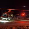 AirMed1 lands at crash in Wall on Dec. 10, 2025.