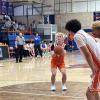 Central Bobcats' Micah Smith shoots a free throw against Canutillo during the 2025 Doug McCutchen Basketball Tournament