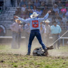 San Angelo cowboy Dylan Hancock turned in the fastest time at the National Western Stock Show and Rodeo in Denver on Sunday, beating the defending world champion for the title.