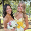 Gracie Brito (left) and Elizabeth Angle were both killed in a sledding crash Sunday, Jan. 25, in Frisco.