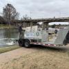 More than 700 rainbow trout were stocked in the Concho River downtown Friday, Feb. 20, by the Texas Parks and Wildlife Department in the final planned trout stocking of the season.