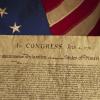 Declaration of Independence & 1776 U.S. Flag