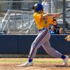 Angelo State's Brett Smajstrla takes a swing against St. Mary's on Sunday, March 1, 2026.