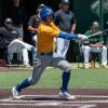 Angelo State's Austin Beck became the program's all-time leader in hits and RBIs on Sunday in the Rams' win over Eastern New Mexico.