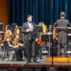 Jon Dirk Ross performing with the ASU Symphony Orchestra