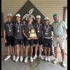 The Wall boys golf team of Maxwell Wymore, Stratten Abel, Kasen Hudson, Cannon Willard and Cash Yocham will look to defend the program's state title April 27-28 in Austin.