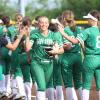 The Wall Lady Hawks prepare to take the field during the 2026 softball season.