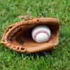 Baseball and glove