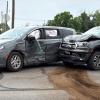Two vehicles collided at the intersection of Avenue L and Irving Street on Monday, May 18, 2026.