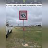 70 mph speed limit signs on US 87 near Wall