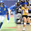 Angelo State's Austin Beck (left) and Ireland Ferguson (Right)