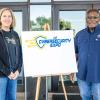 (L-R) Dr. Scarlet Clouse and ASU President Ronnie Hawkins hosting the 2026 ASU Cybersecurity Expo