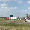 A crash Monday afternoon on Loop 306 outside San Angelo trapped a motorist inside their vehicle.