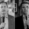 From left: Ken Paxton and James Talarico, the respective Republican and Democratic nominees for Texas' U.S. Senate seat.