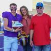 Pecos High School's Josh Carbajal, who played in San Angelo last week, is a key member of the Eagles football team despite having the use of only one fully developed arm.