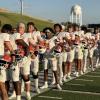The San Angelo Central Bobcats before the match with El Paso Montwood in Andrews, Texas on Sept 18, 2026