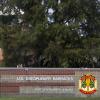 The U.S. Disciplinary Barracks, where Nidal Malik Hasan is being held on death row, is seen at Fort Leavenworth. Hasan was convicted of killing 13 people and wounding 32 others during a mass shooting at Fort Hood in 2009. 